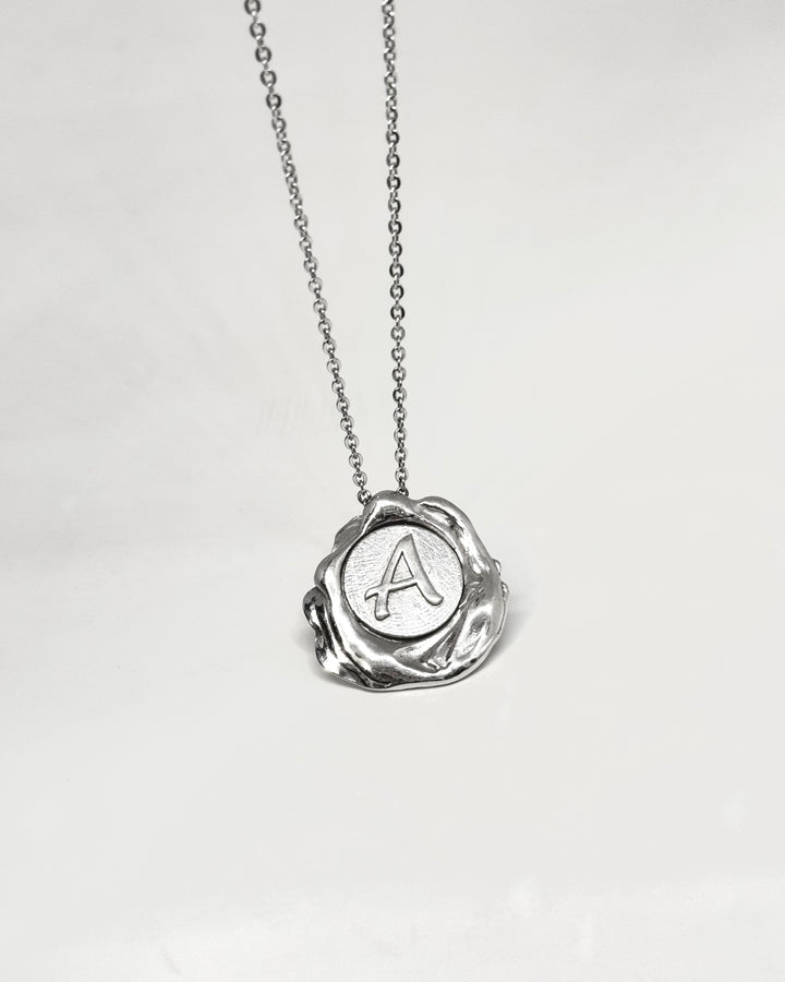 Letter Medallion - Silver 925 - Personalise engraving