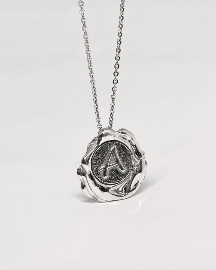 Letter Medallion - Silver 925 - Personalise engraving