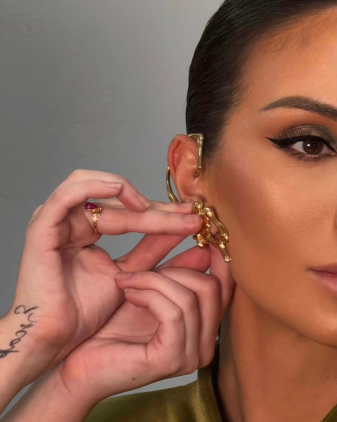 Liquify Stainless Steel Mono-Earring