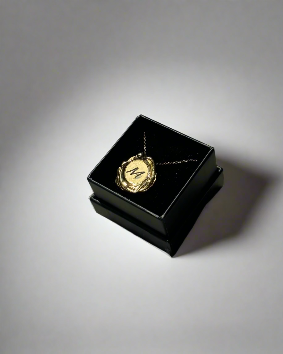 Liquefy Stainless Steel Letter Medallion – Personalised Engraving