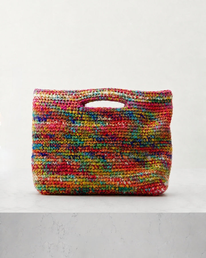 Melly Rafia & Silk Bag