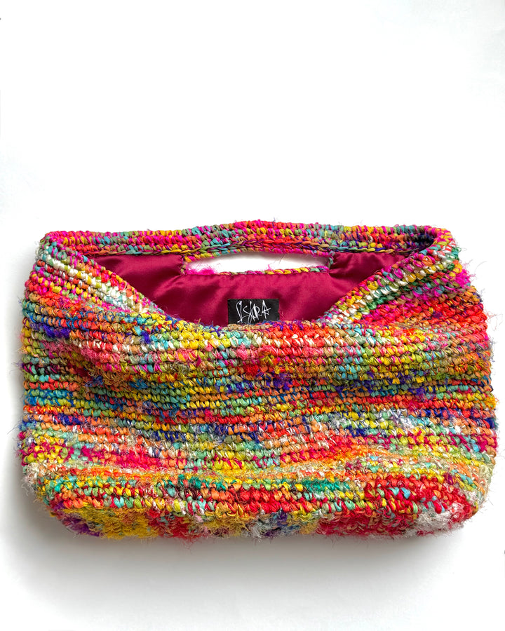 Melly Rafia & Silk Bag