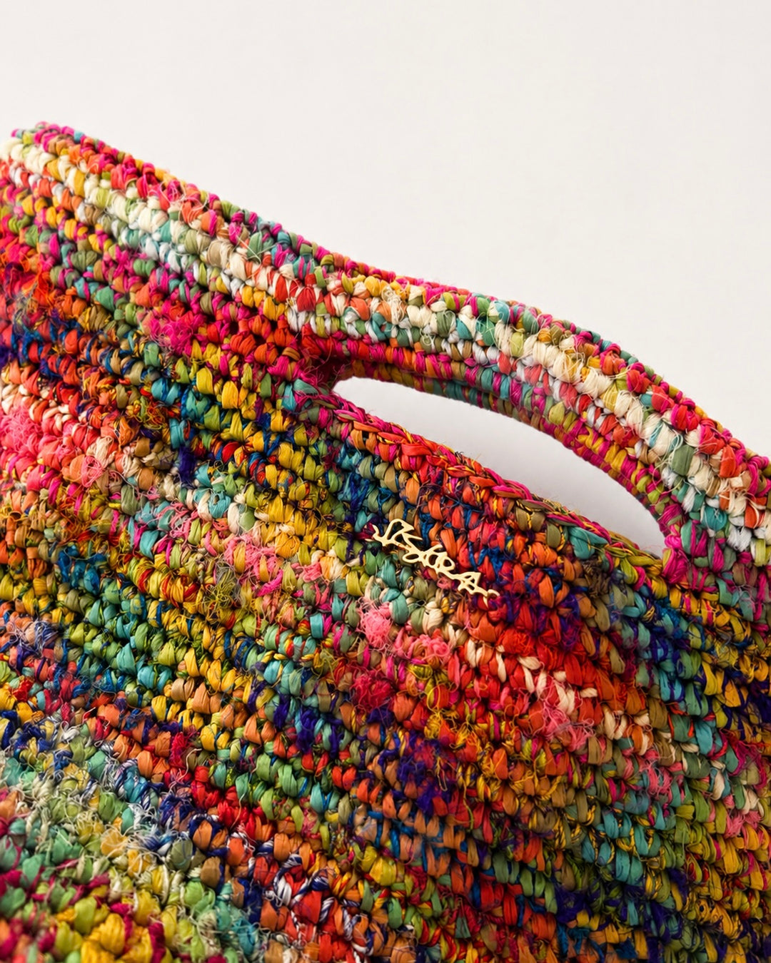 Melly Rafia & Silk Bag