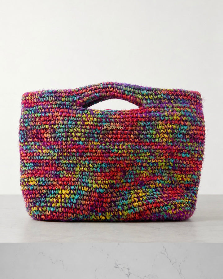 Melly Rafia & Silk Bag