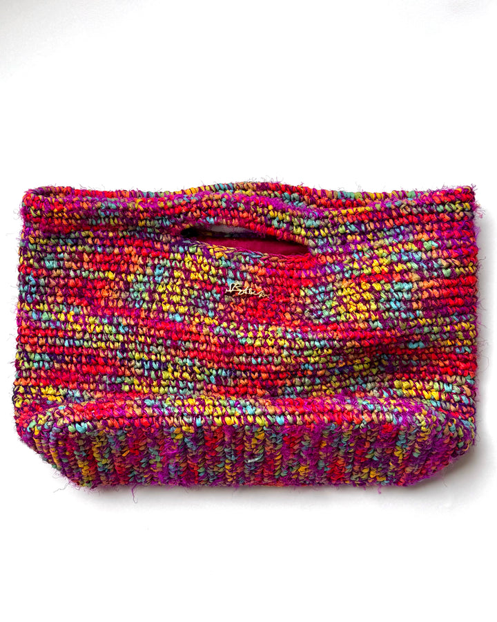 Melly Rafia & Silk Bag