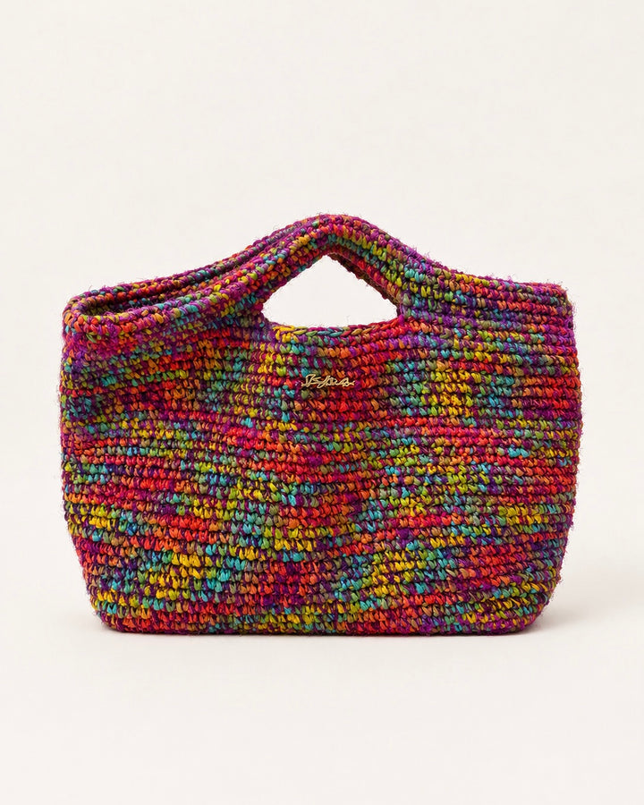 Melly Rafia & Silk Bag