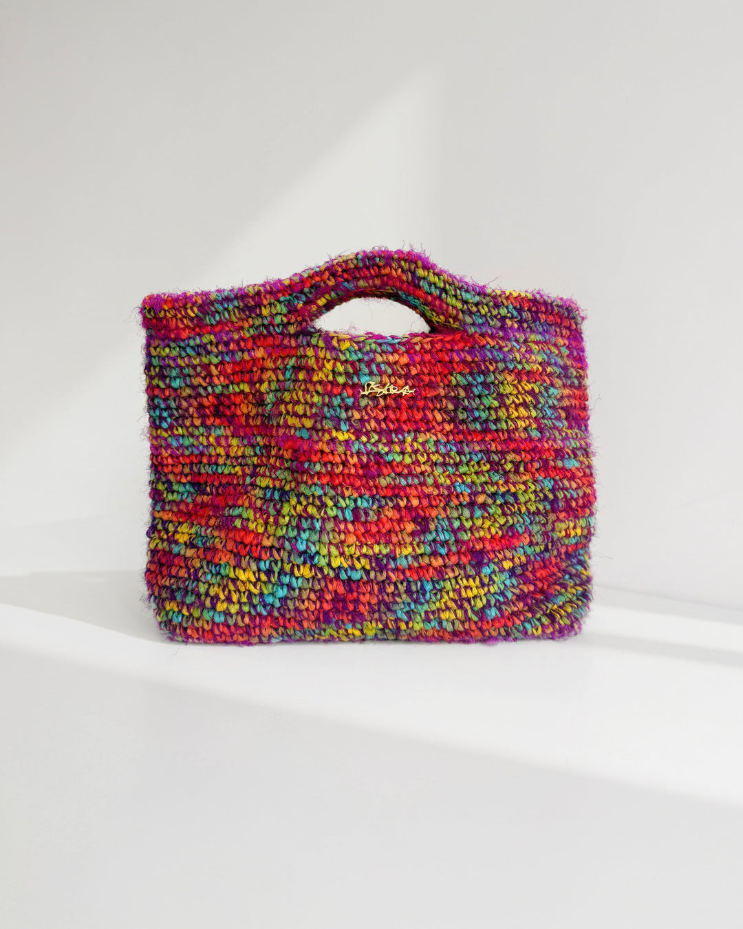 Melly Rafia & Silk Bag