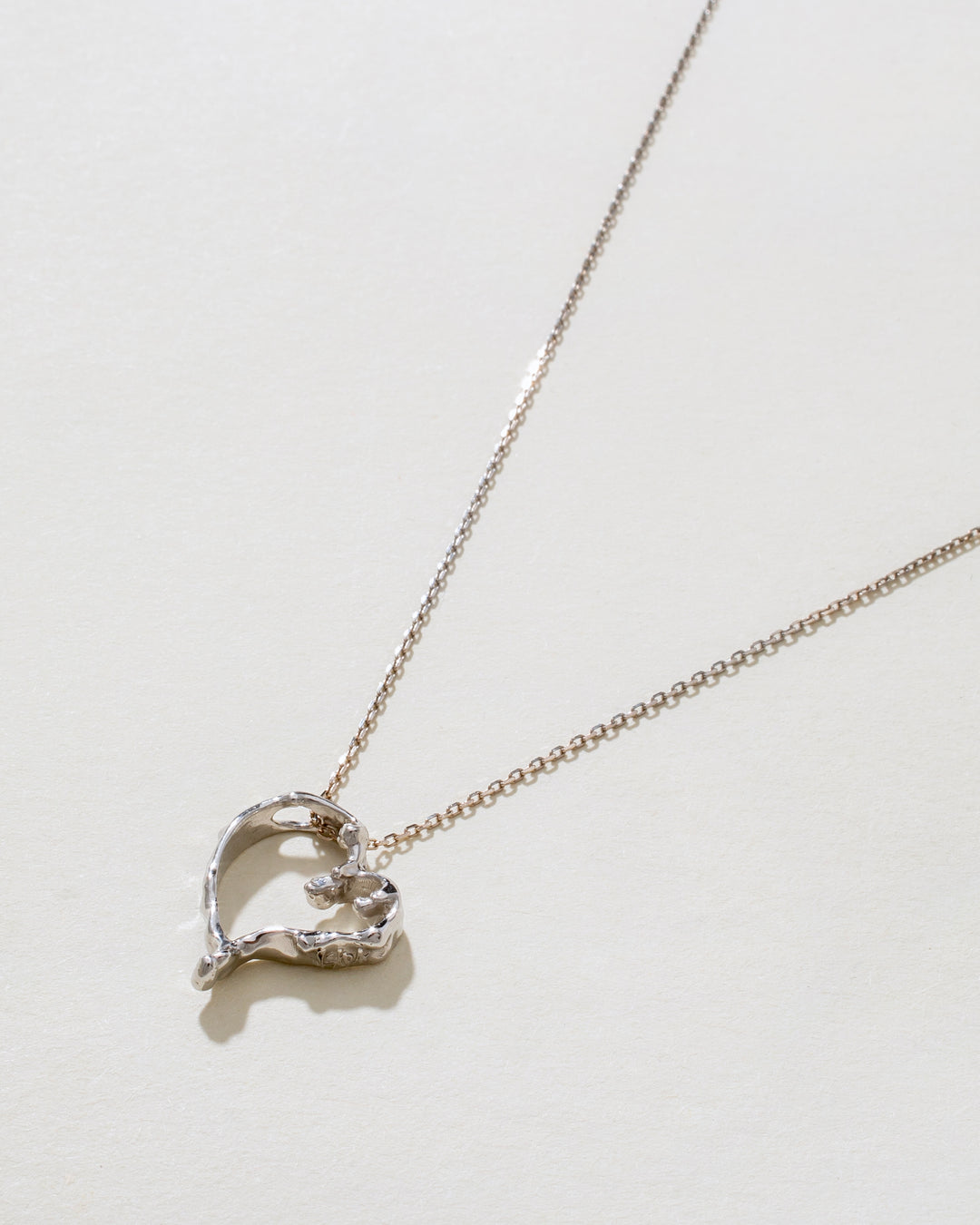 Melting Heart 14K Gold Necklace
