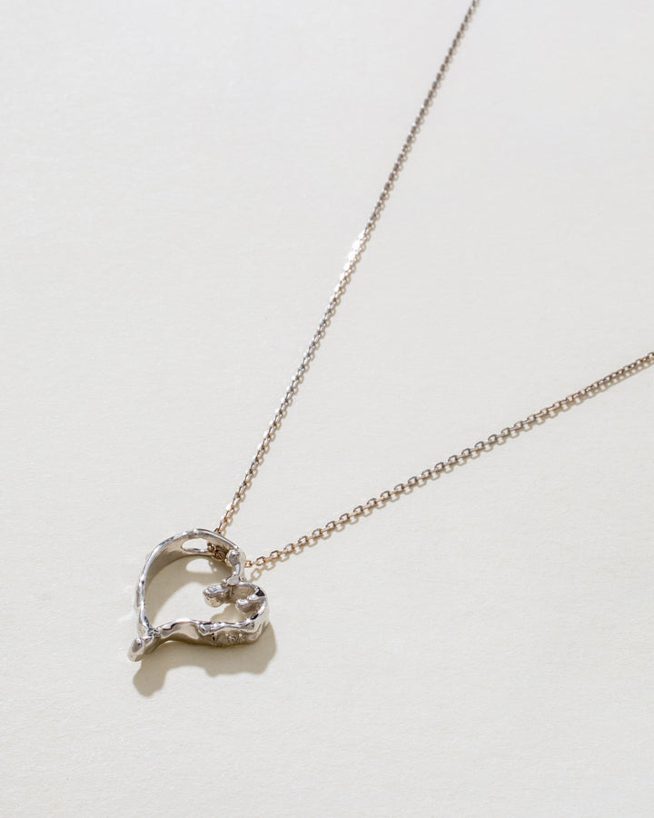 Melting Heart 14K Gold Necklace