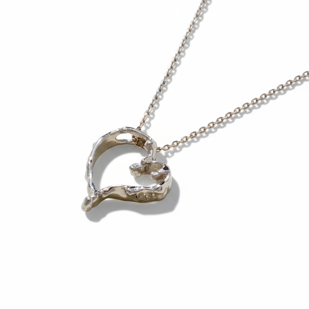 Melting Heart 14K Gold Necklace