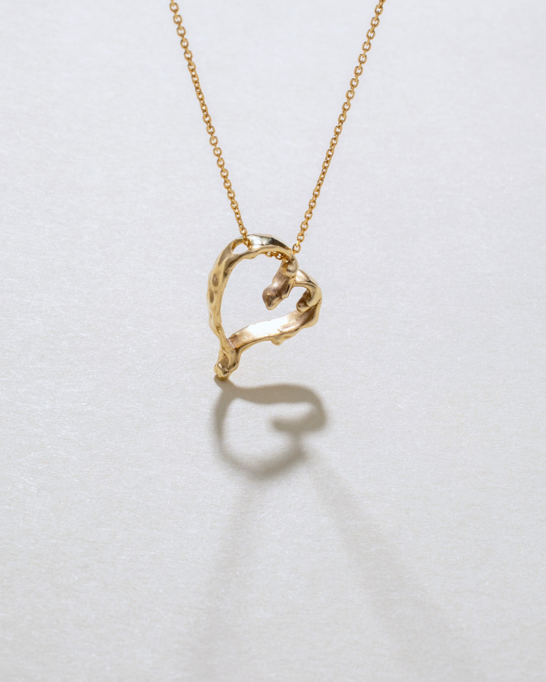 Melting Heart 14K Gold Necklace