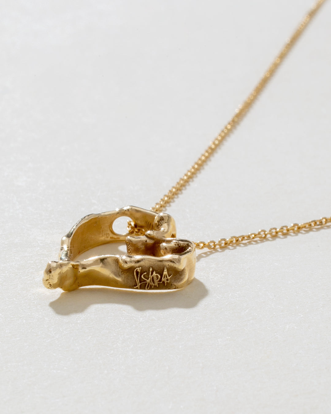 Melting Heart 14K Gold Necklace