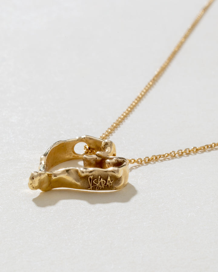 Melting Heart 14K Gold Necklace