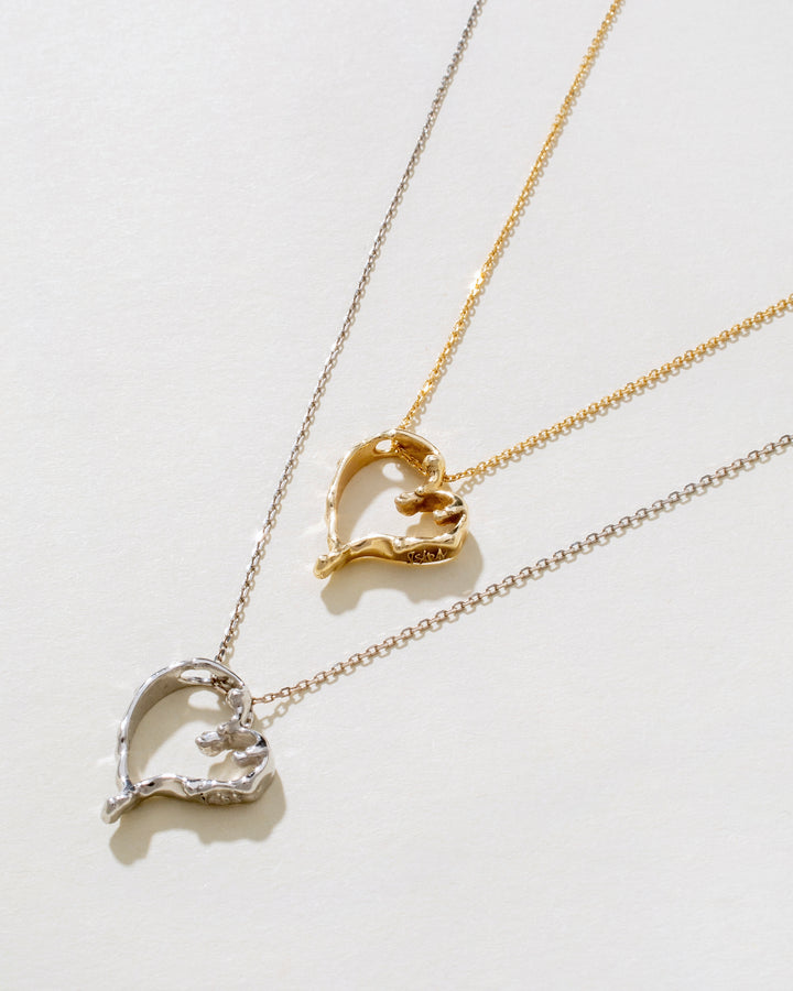 Melting Heart 14K Gold Necklace