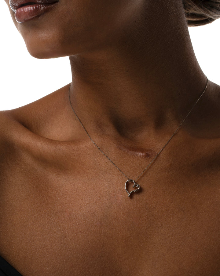 Melting Heart 14K Gold Necklace