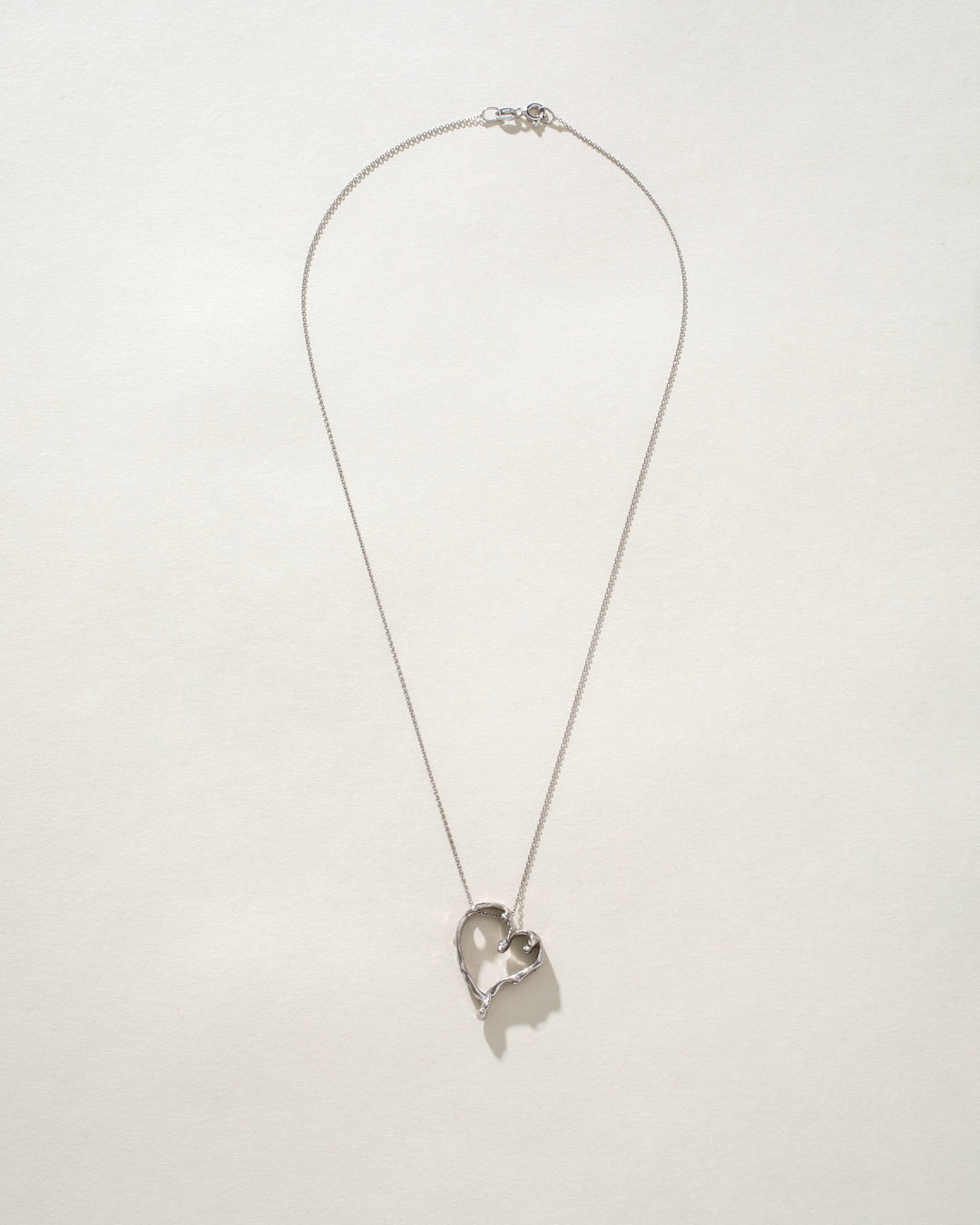 Melting Heart Sterling Silver 925 Necklace