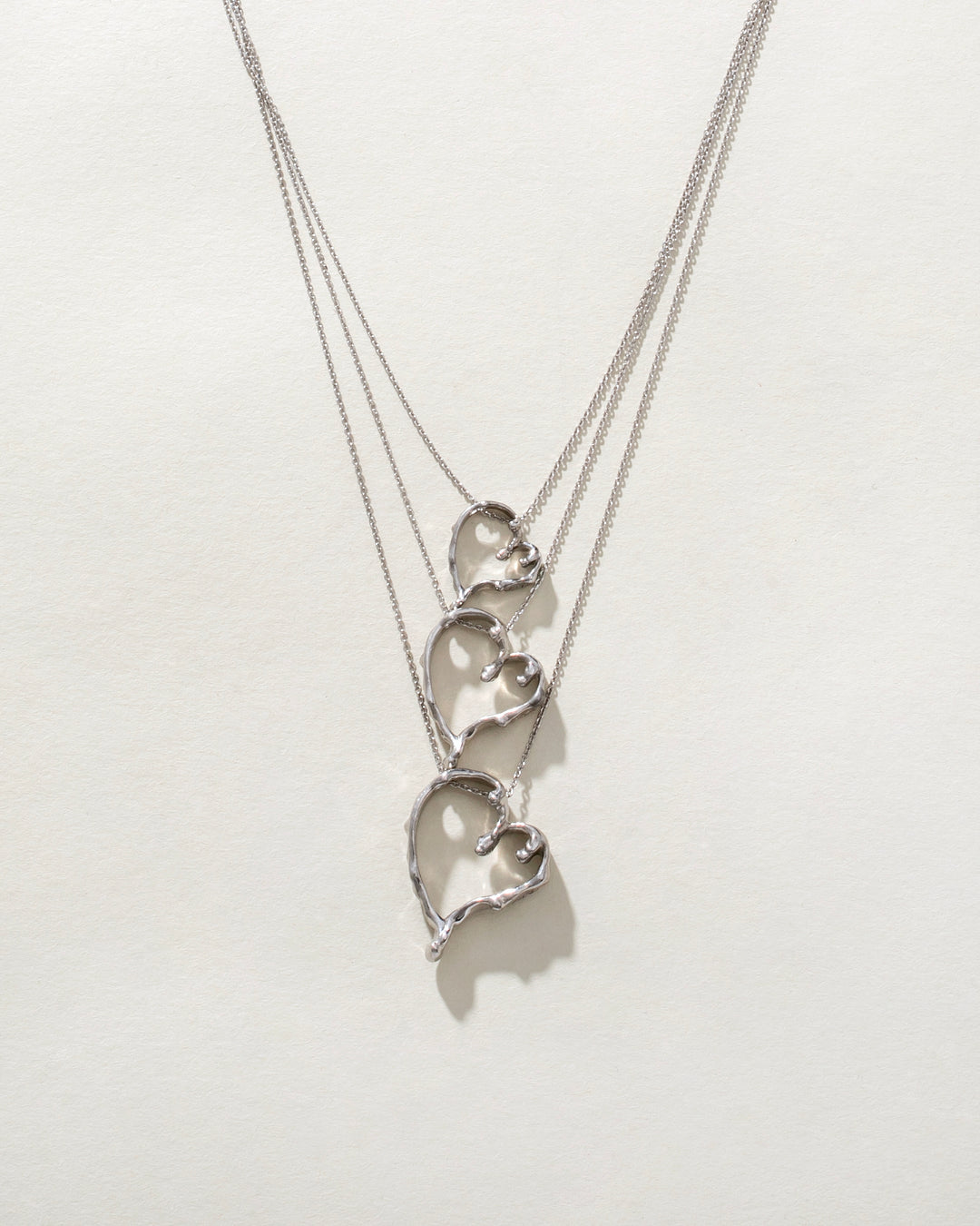 Melting Heart Sterling Silver 925 Necklace