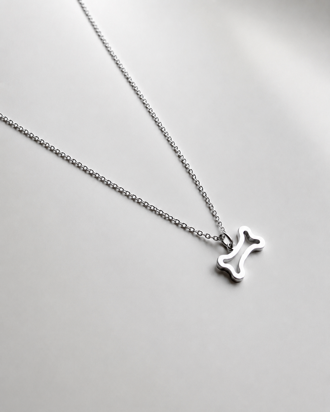Mini Bone Necklace - 14K Gold