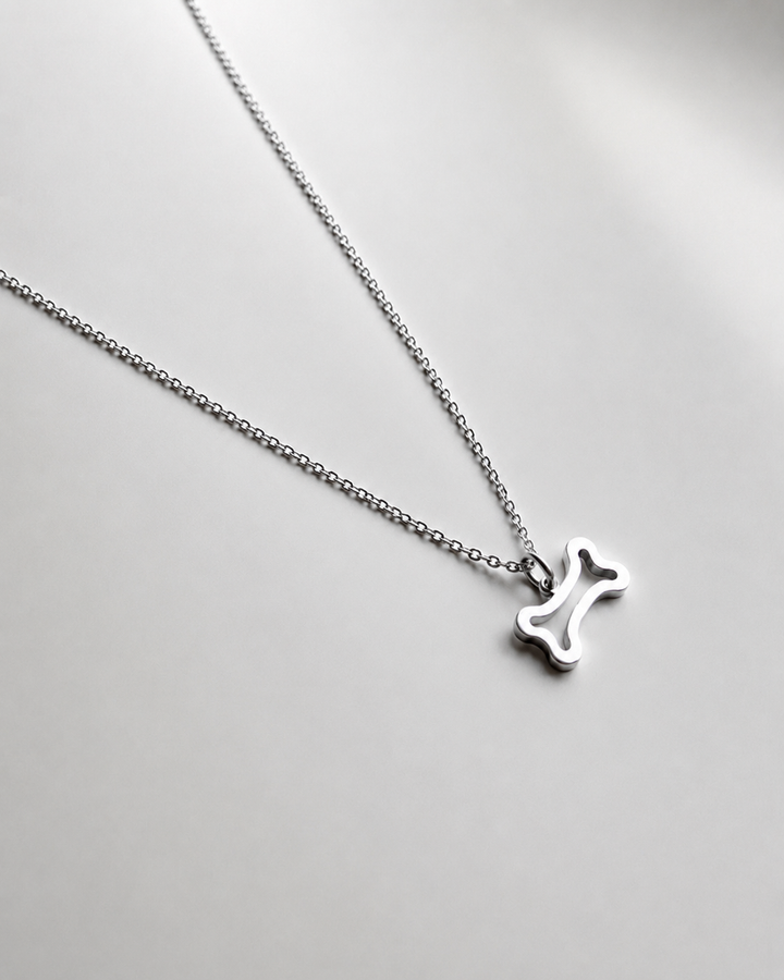 Mini Bone Necklace - 14K Gold