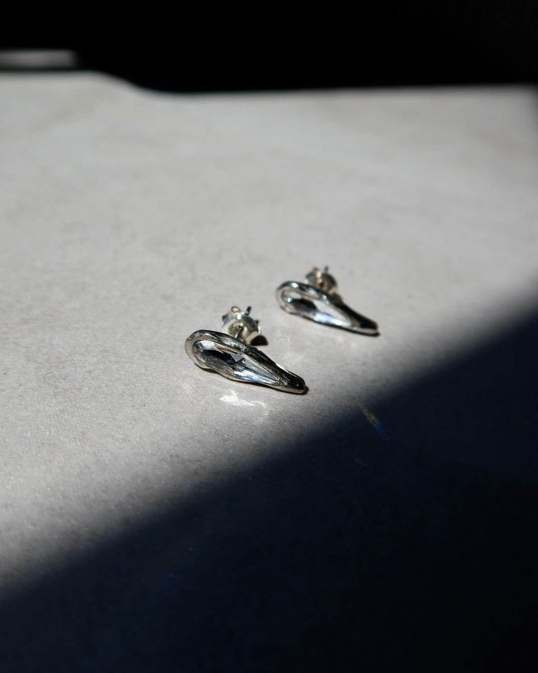 Mini Raindrop Sterling Silver 925 Earrings