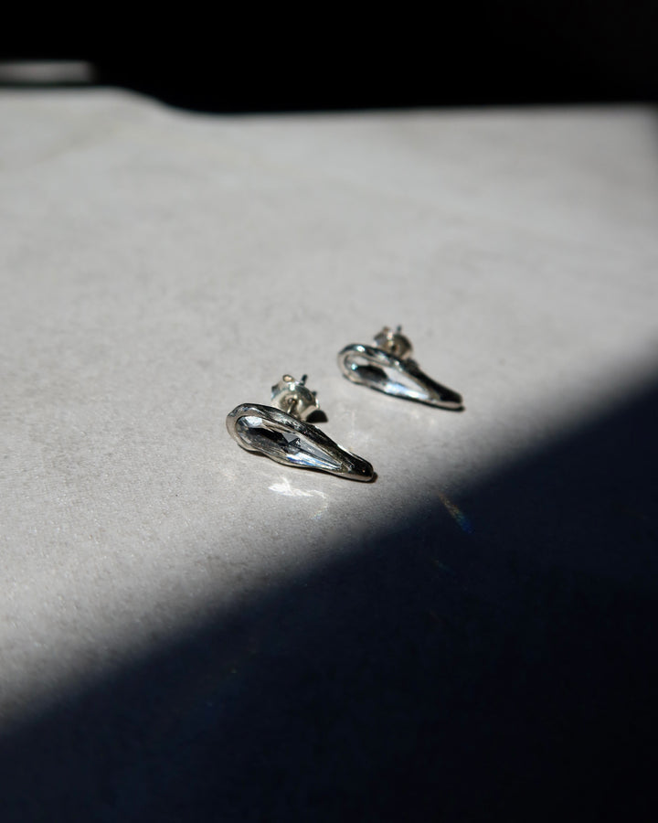 Mini Raindrop Sterling Silver 925 Earrings