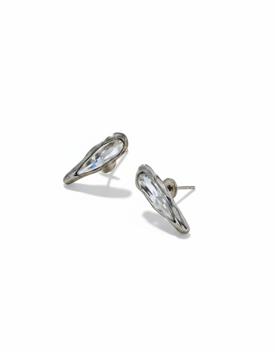 Mini Raindrop Sterling Silver 925 Earrings