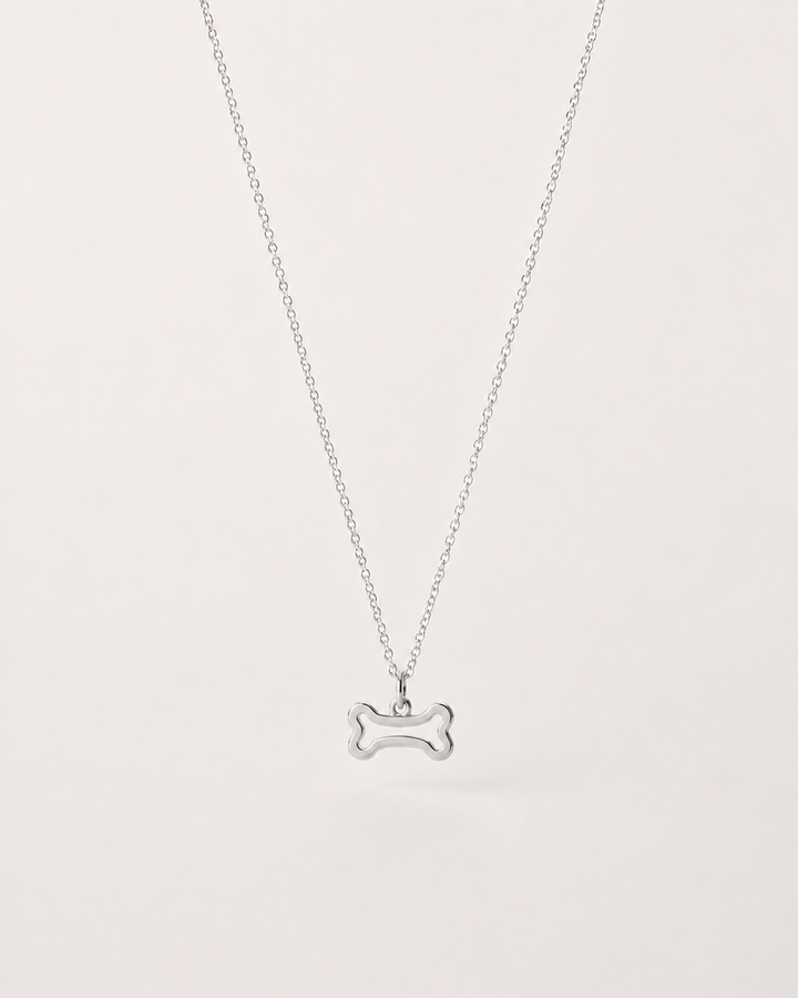 Mini Bone Necklace - 14K Gold