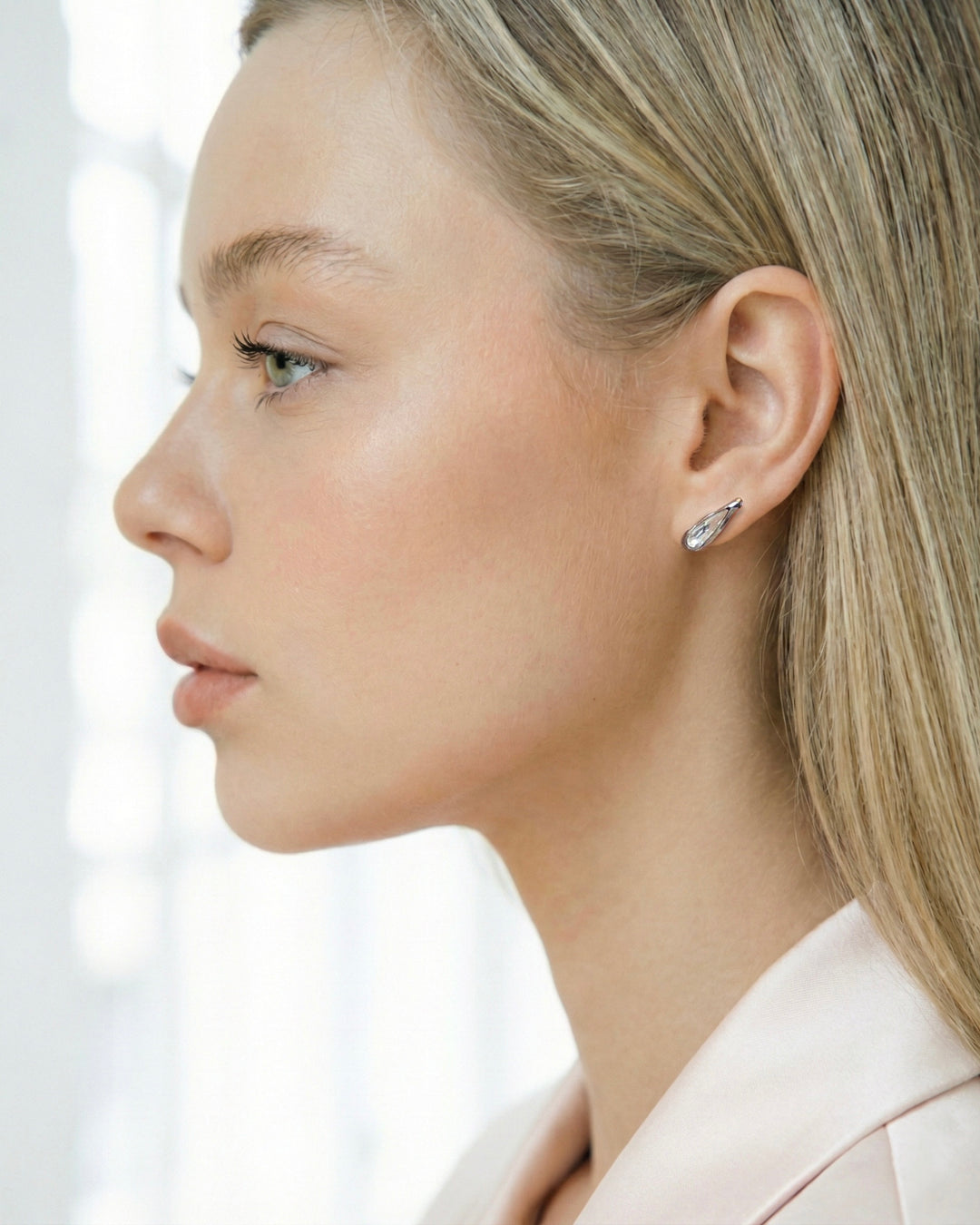 Mini Raindrop Sterling Silver 925 Earrings