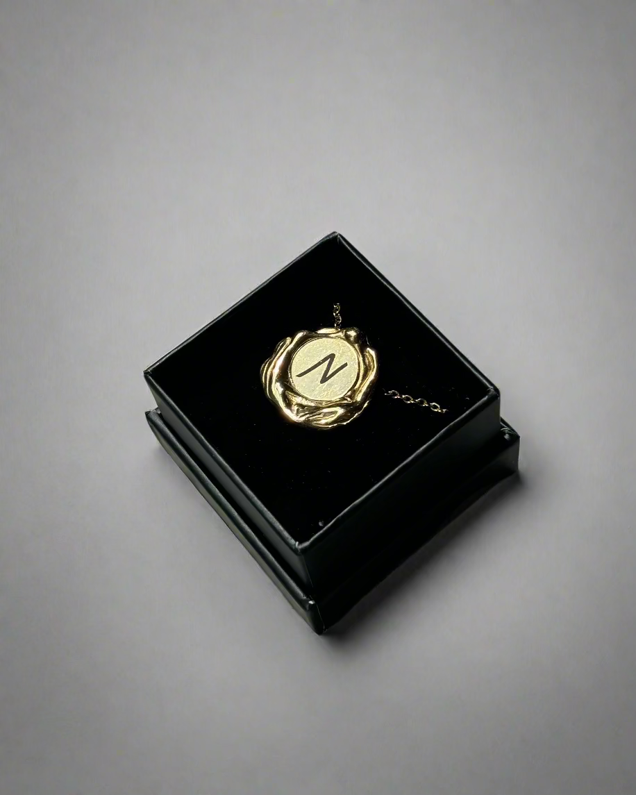 Liquefy Stainless Steel Letter Medallion – Personalised Engraving