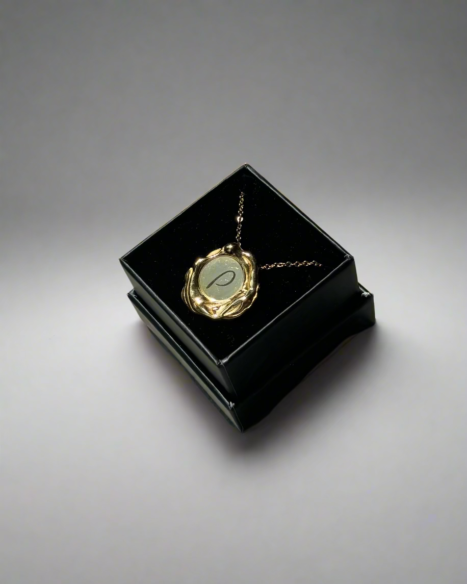 Liquefy Stainless Steel Letter Medallion – Personalised Engraving