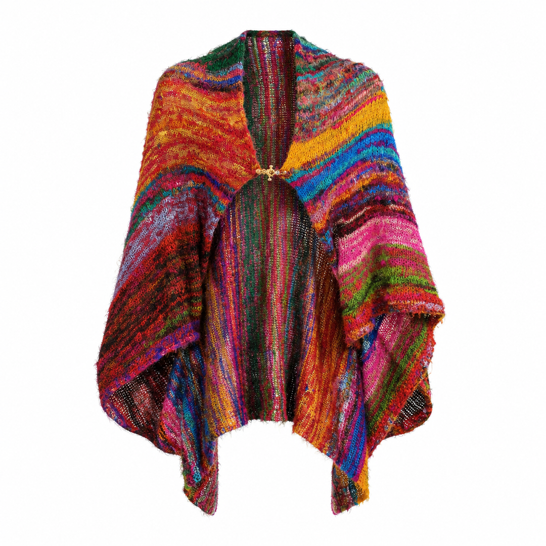 Polly Multiway Open-Knit Wrap