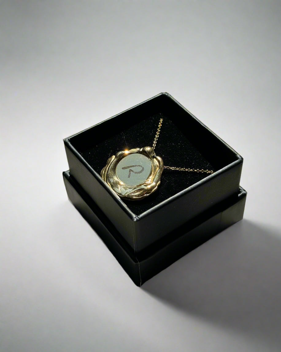 Liquefy Stainless Steel Letter Medallion – Personalised Engraving