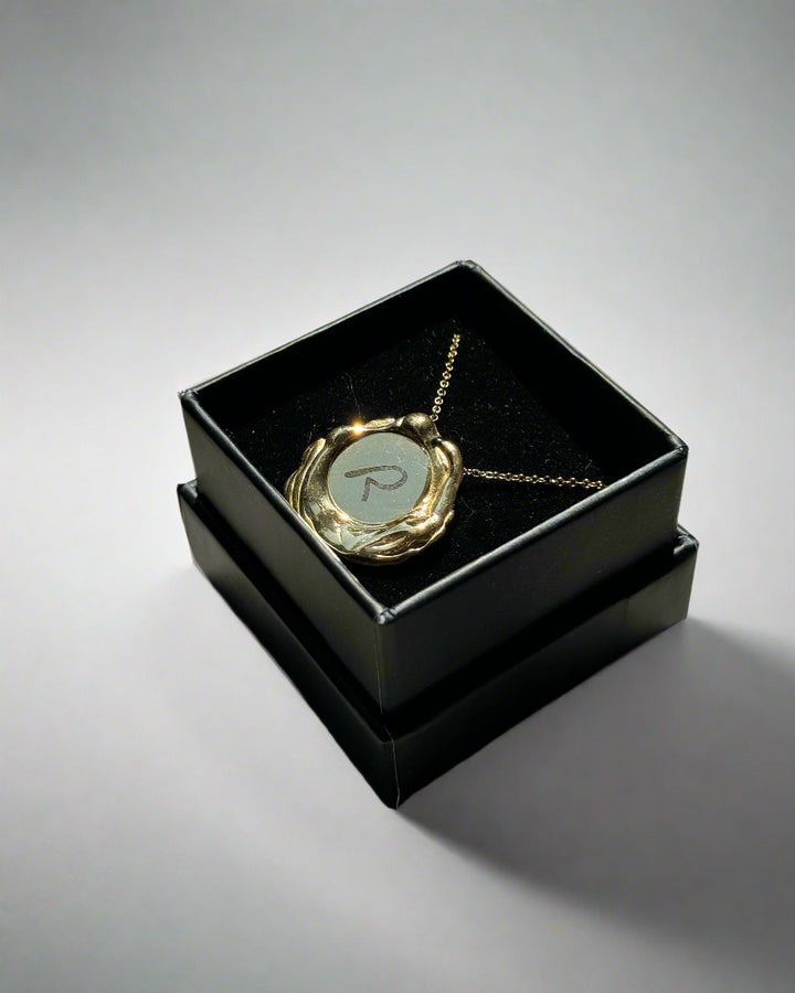 Liquefy Stainless Steel Letter Medallion – Personalised Engraving