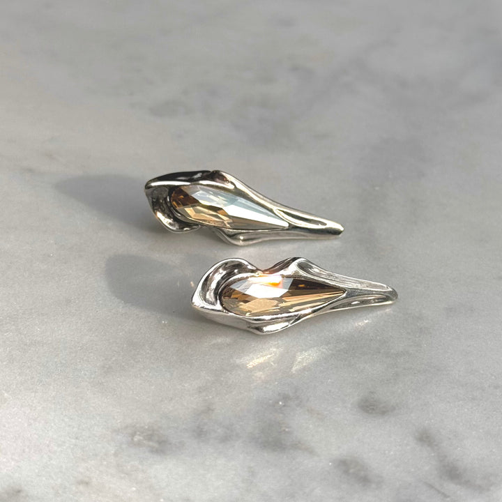 Raindrop Sterling Silver 925 Earrings