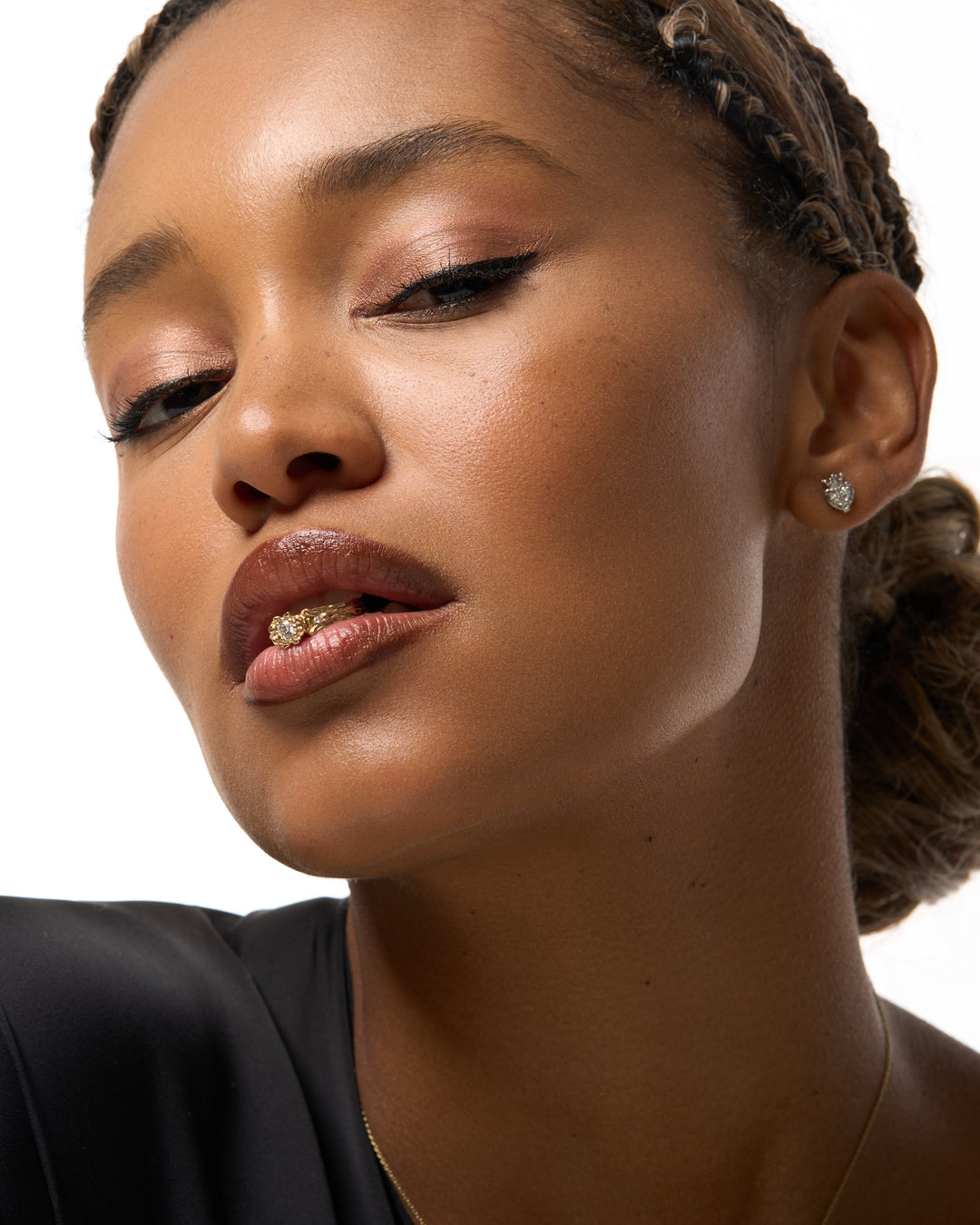 Royal Crown 14K Gold Diamonds Ring