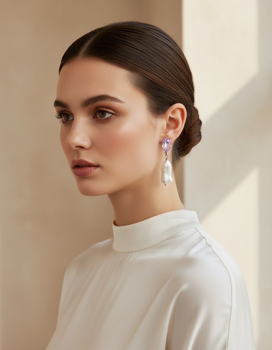 River Pearl Earrings