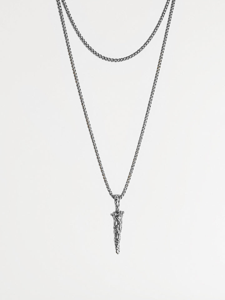Royal Horn Double Wrap Necklace