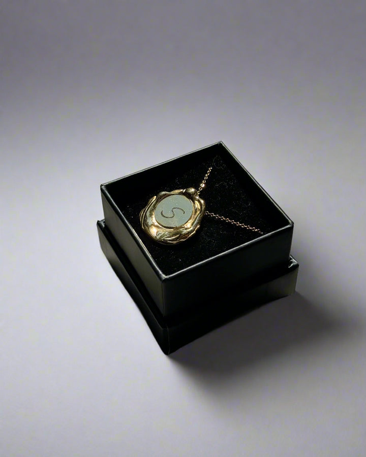 Liquefy Stainless Steel Letter Medallion – Personalised Engraving