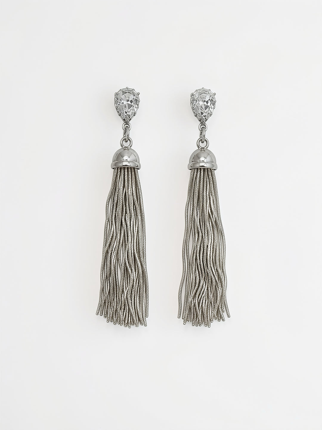 Silver Tassel Earrings