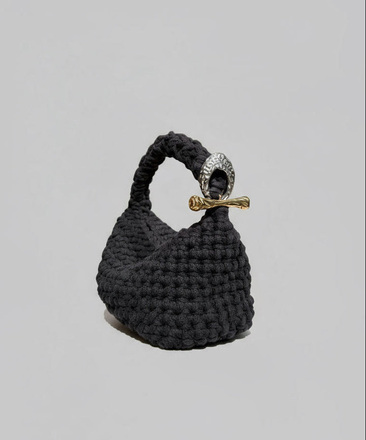 Small Gigi Clasp Bag - Black