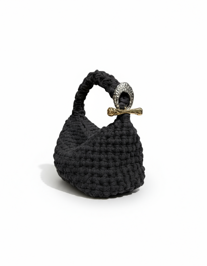 Small Gigi Clasp Bag - Black