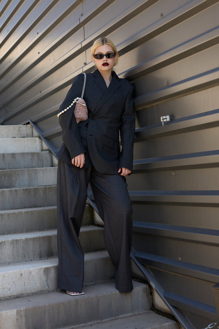 Small Pearl Stella Clasp - Metallic Rose