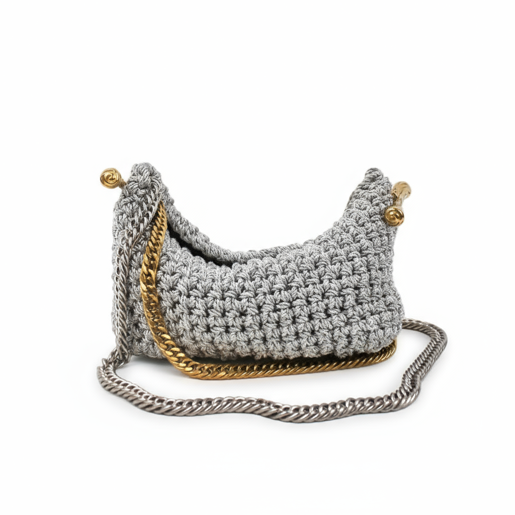 Small Stella Clasp Bag - Metallic