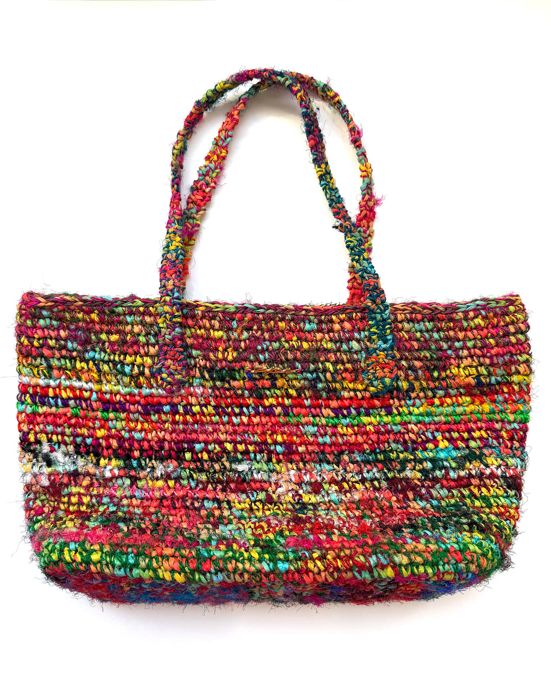 Sorella Rafia & Silk Bag