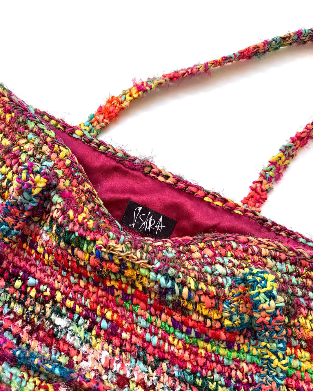 Sorella Rafia & Silk Bag