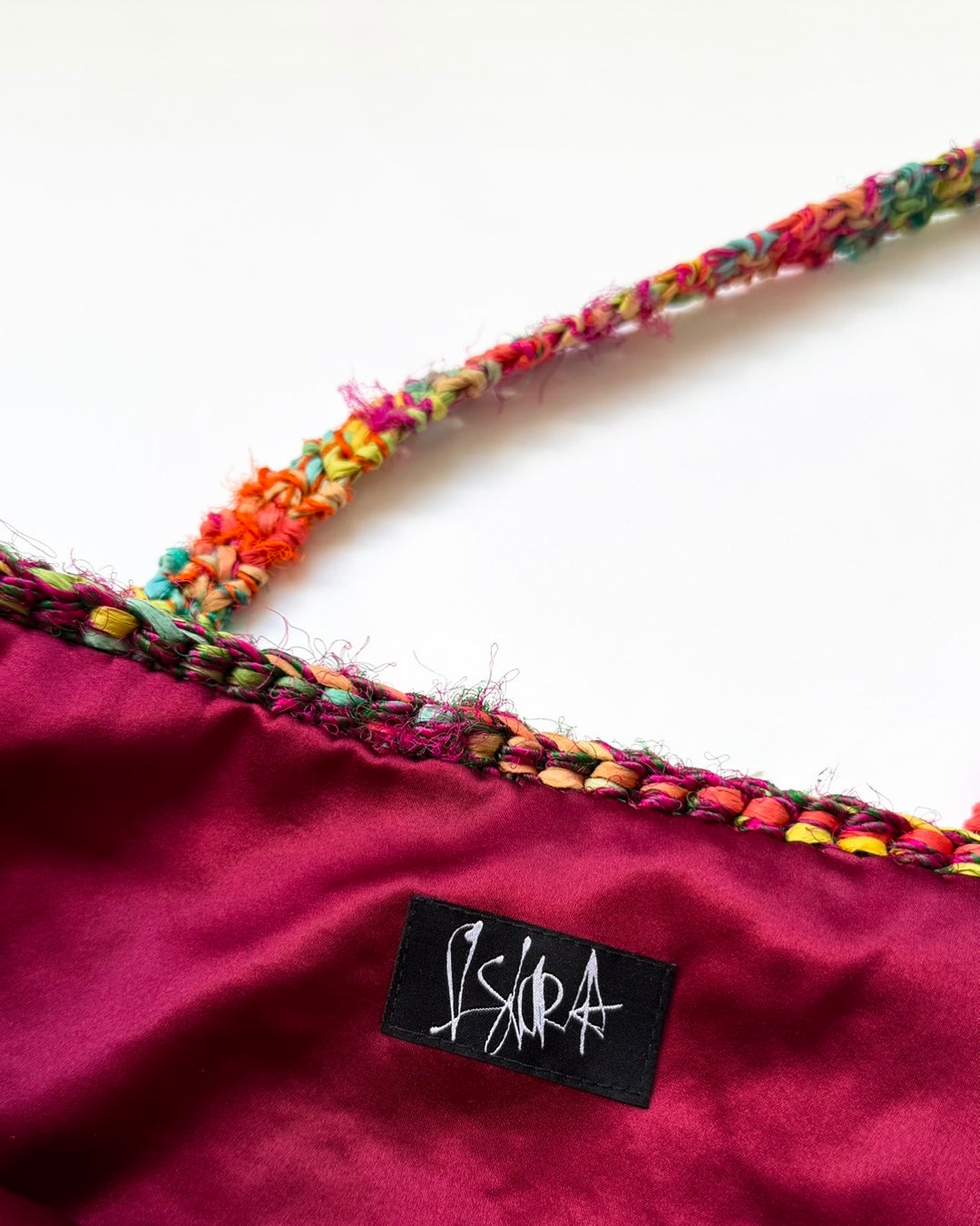 Sorella Rafia & Silk Bag