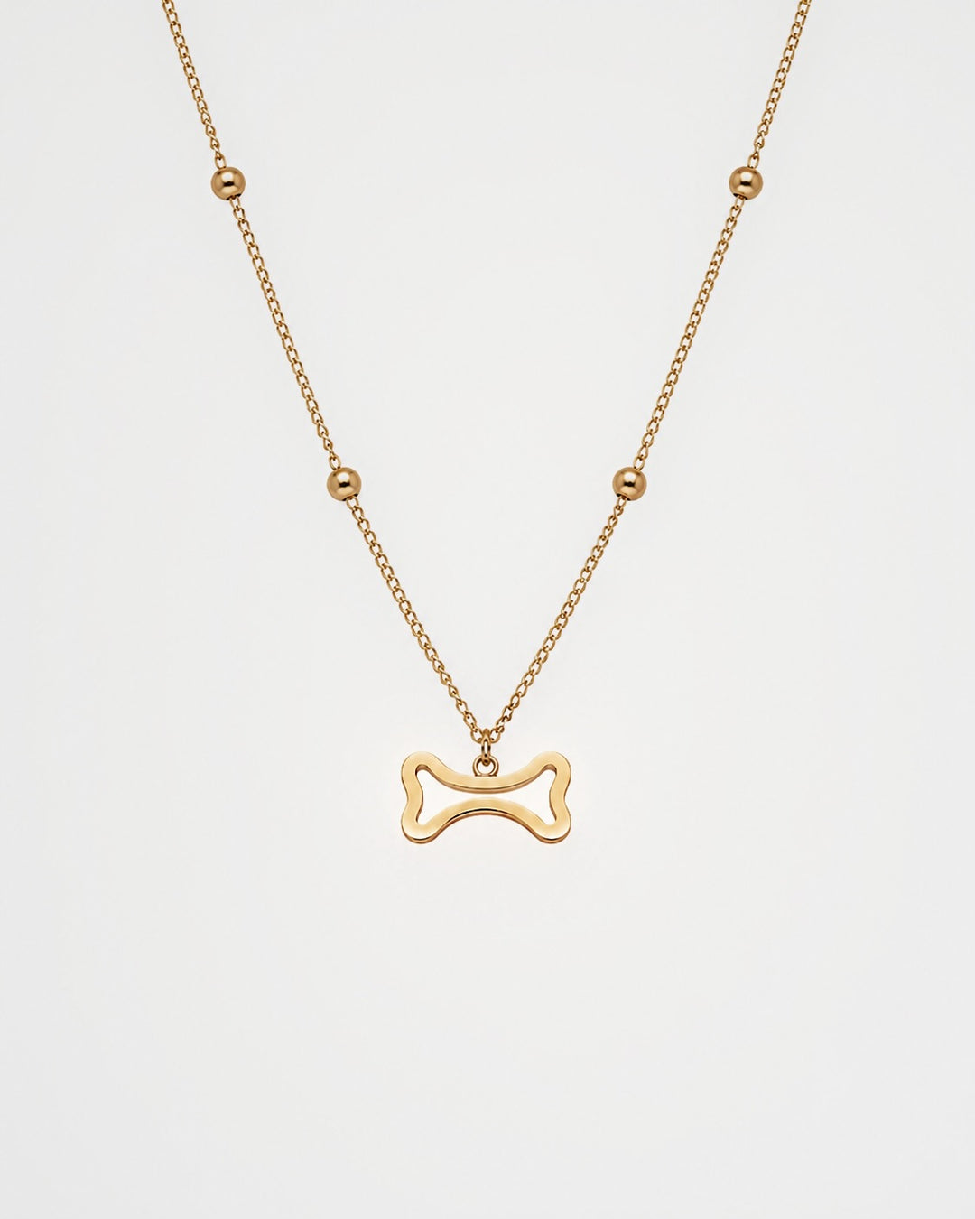 Steel Bone Necklace