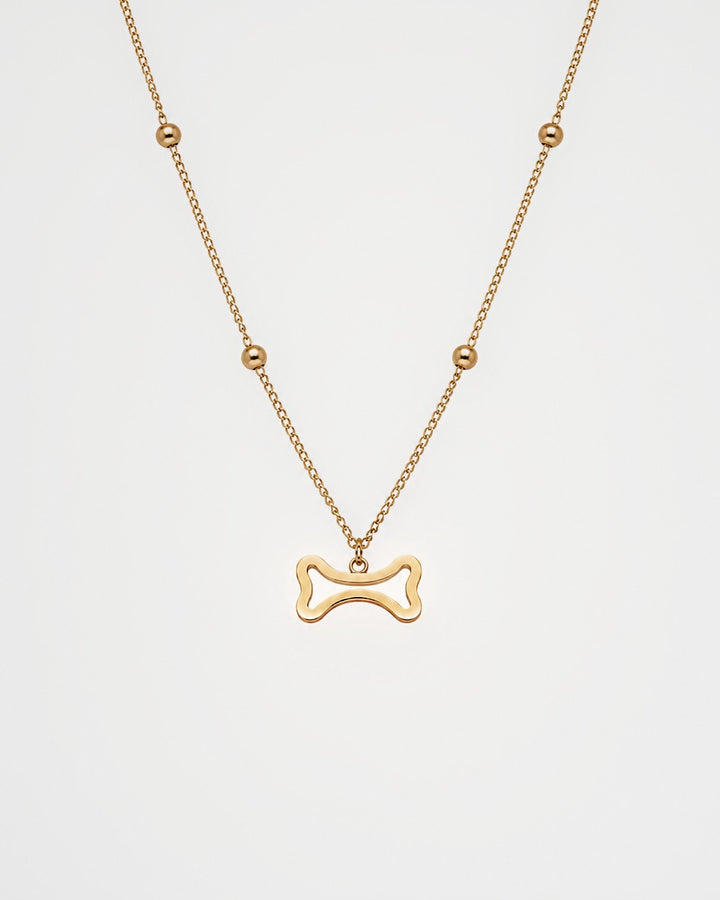 Steel Bone Necklace