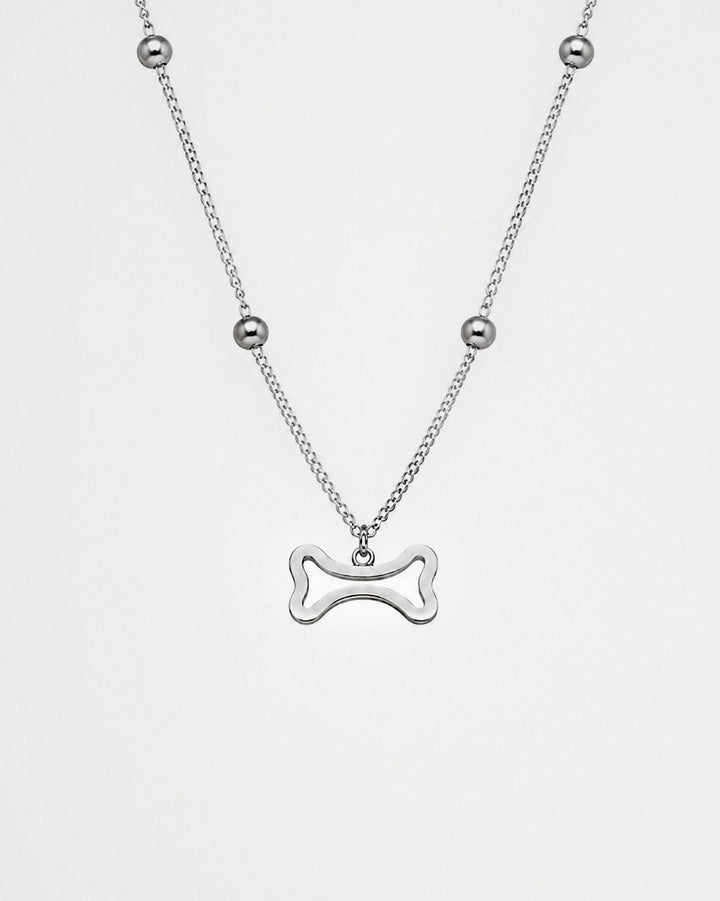 Steel Bone Necklace