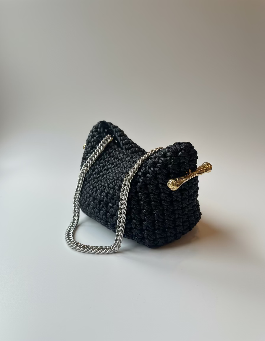 Small Stella Clasp Bag - Faux Leather